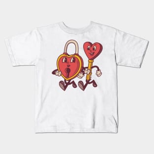 Padlock love Kids T-Shirt